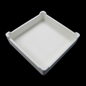 Boron Nitride Ceramic Crucibles for Vacuum Hot Pressing of Boron Carbide Ceramic Armor Tiles 